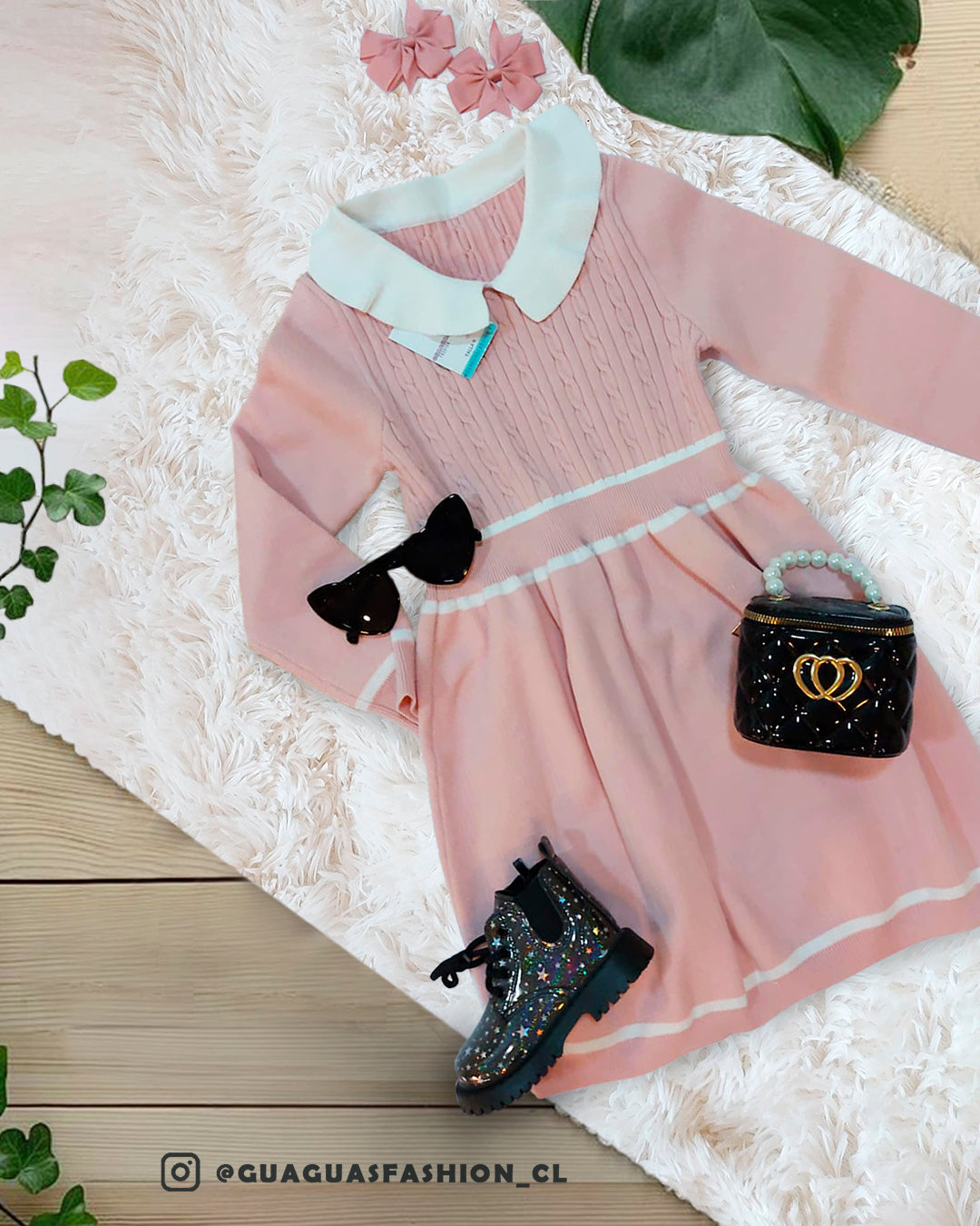 Vestido coquette en Lanilla 🎀