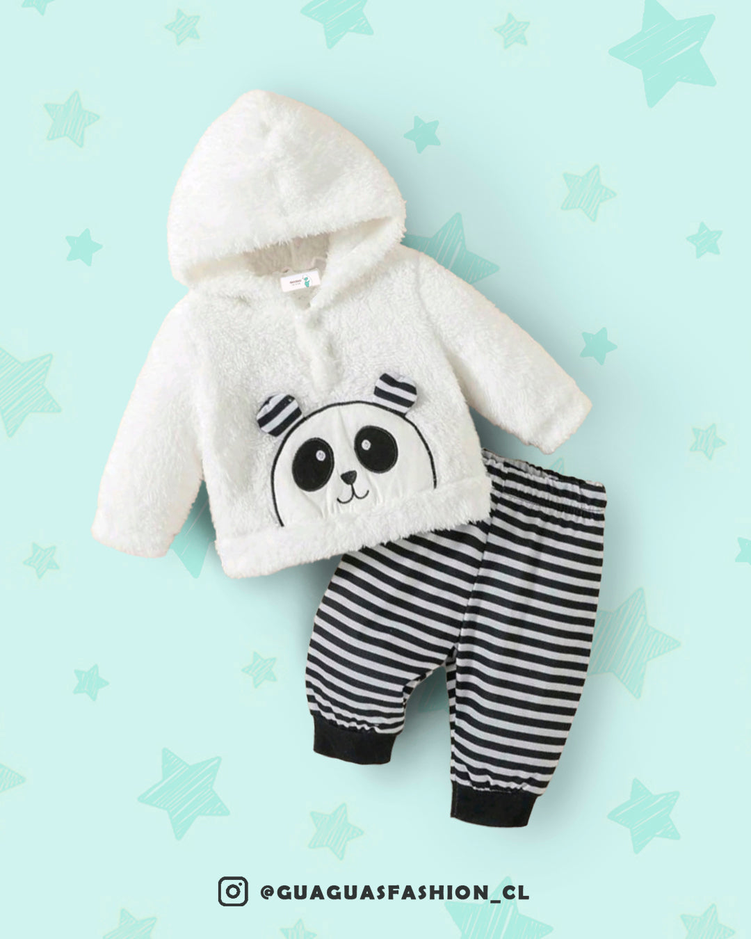 Conjunto panda 🖤