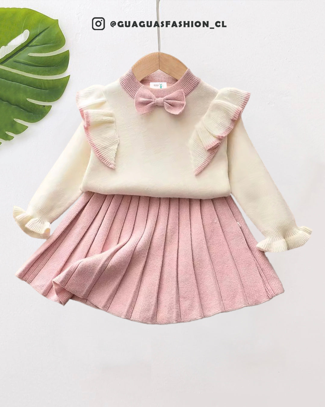 Conjunto Corbatin lanilla 🎀