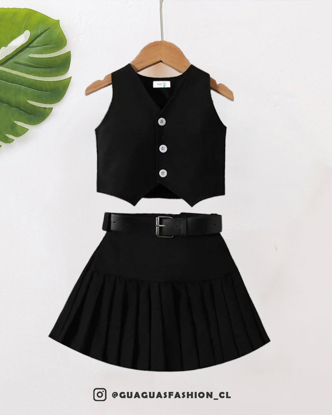 Conjunto chaleco top