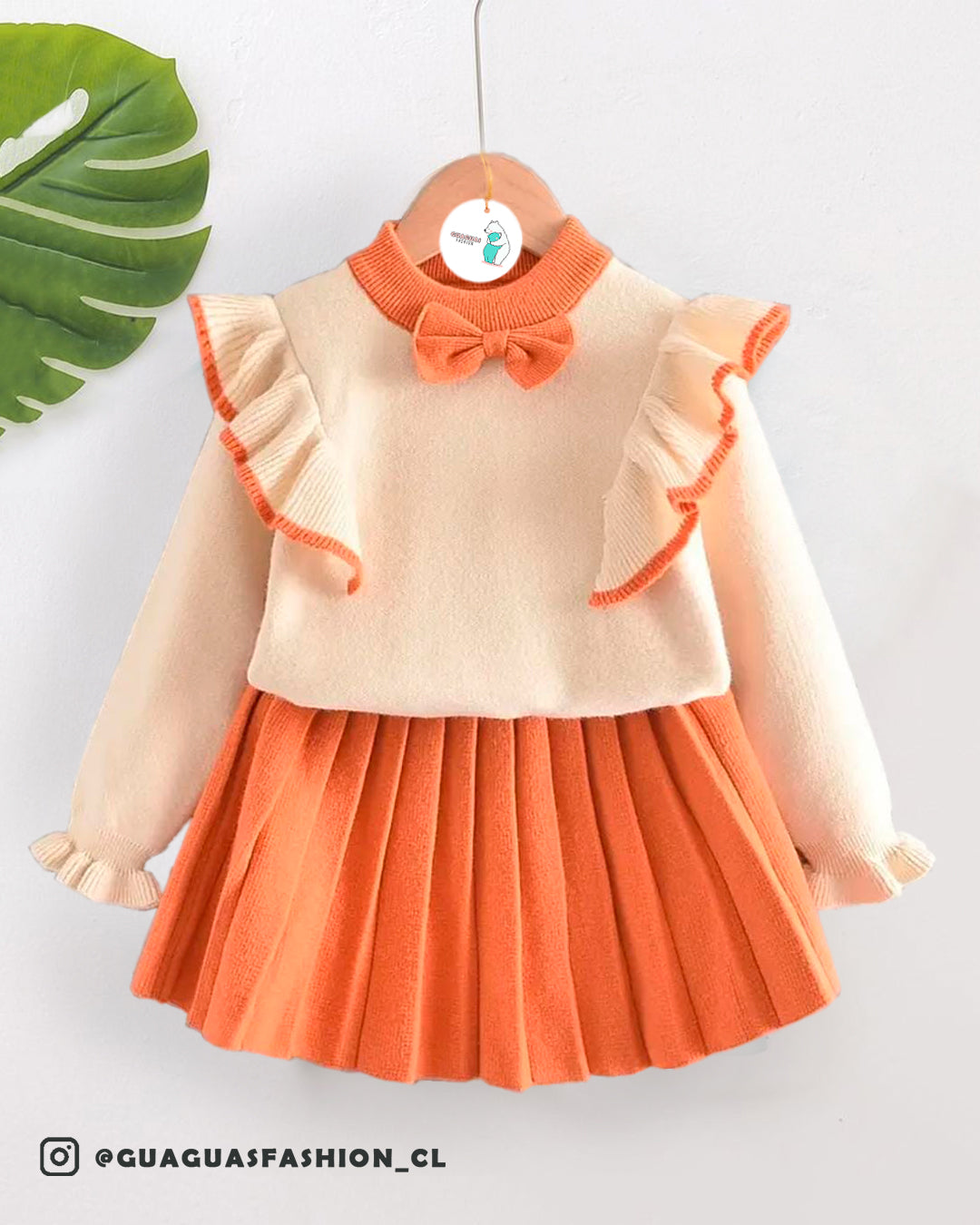 Conjunto Corbatin lanilla 🎀