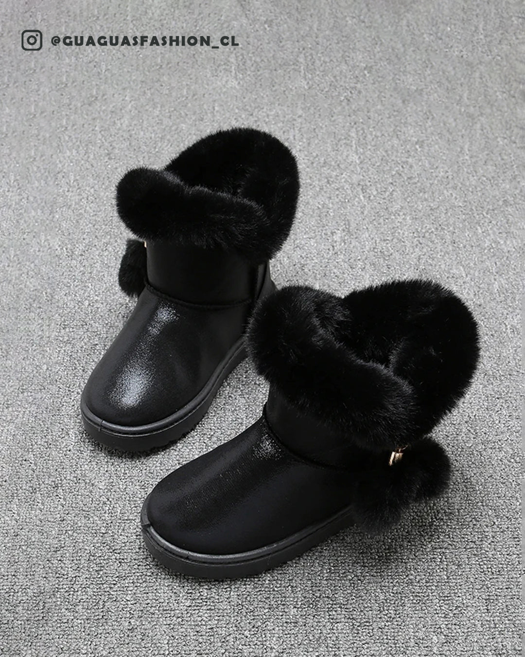 Botas felpa glossy