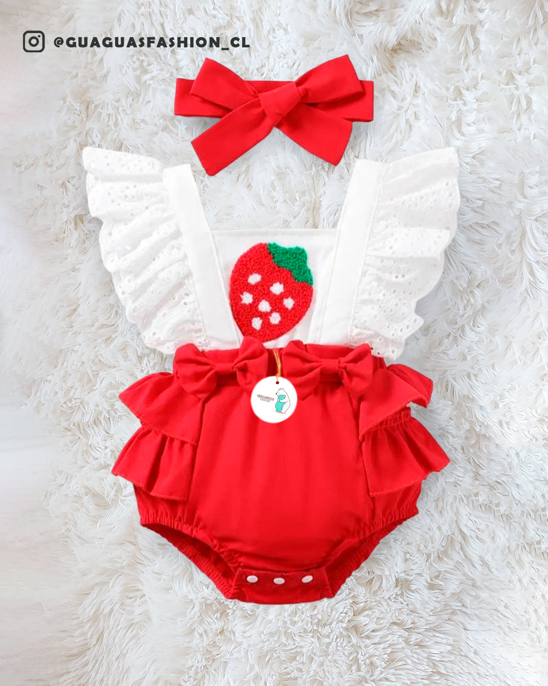 Overol frutilla 🍓