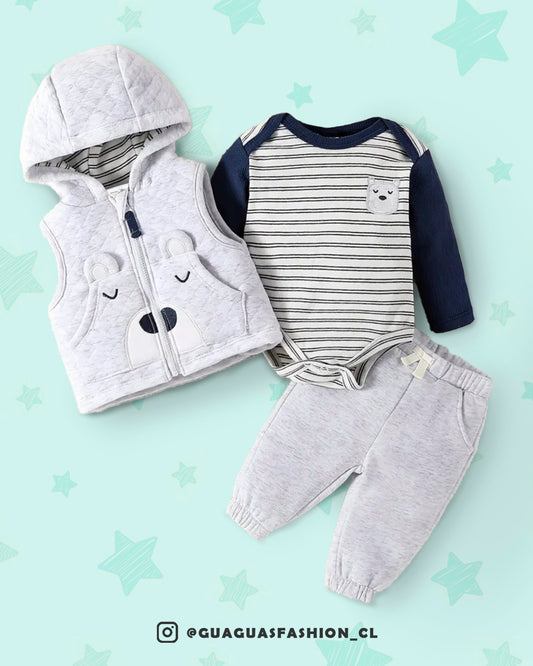 Conjunto ajuar oso 🐻