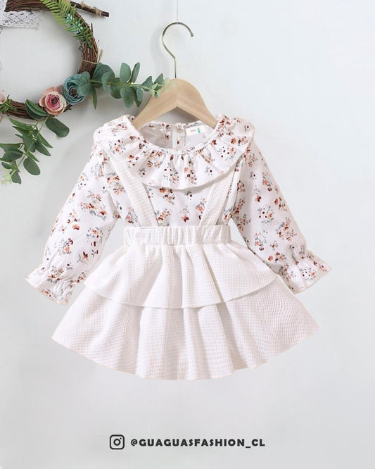 Vestido overol floral