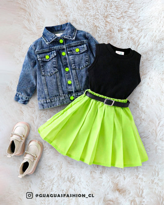 Conjunto fashion mezclilla 🧡