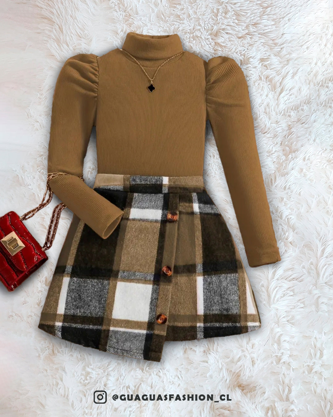 Conjunto cuadrille top 🎀