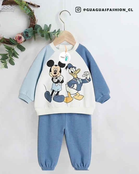Conjunto mickey mouse y donald