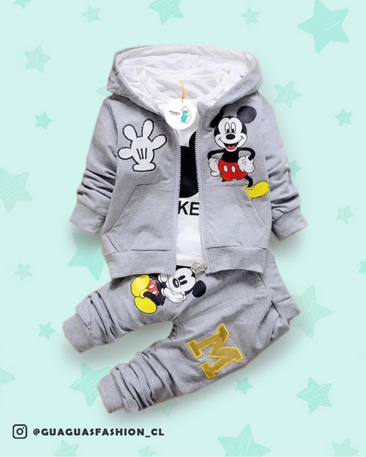 Conjunto buzo mickey mouse 3 piezas