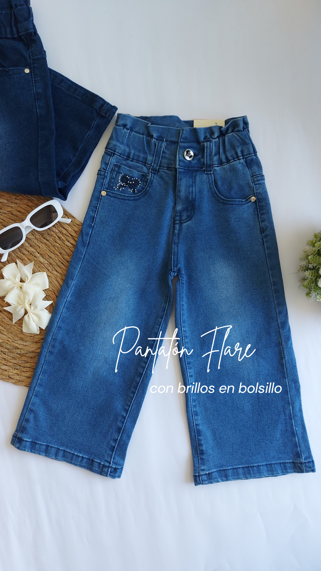 Jeans flare niña 👧