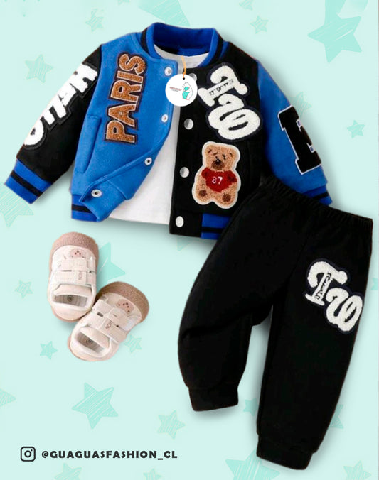 Conjunto osito París 💙