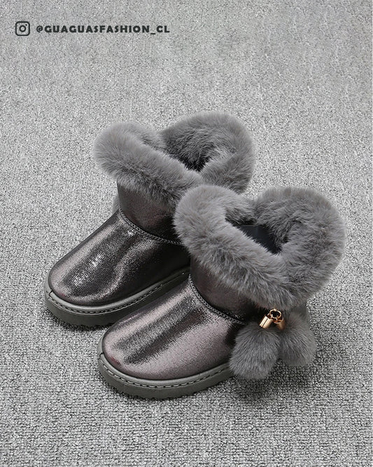Botas felpa glossy