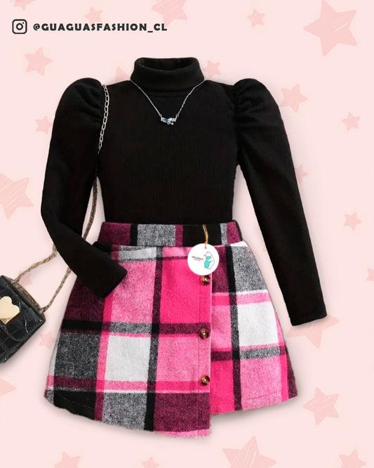 Conjunto cuadrille top 🎀