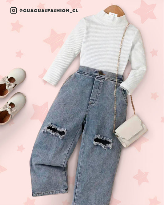 Conjunto Wide jeans ✨️