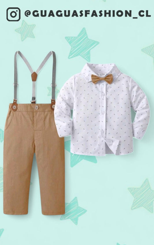 Traje Formal caqui niño