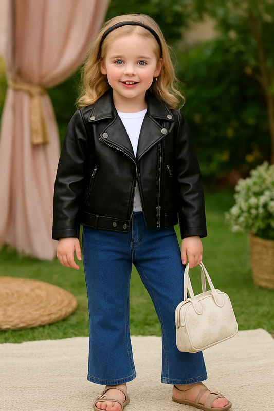 Chaqueta cuerina fashion