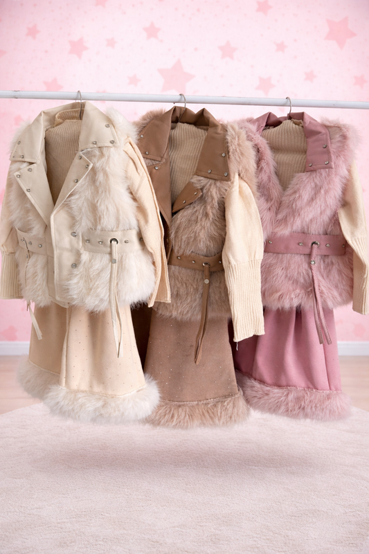 Conjunto gala abrigo 🤎