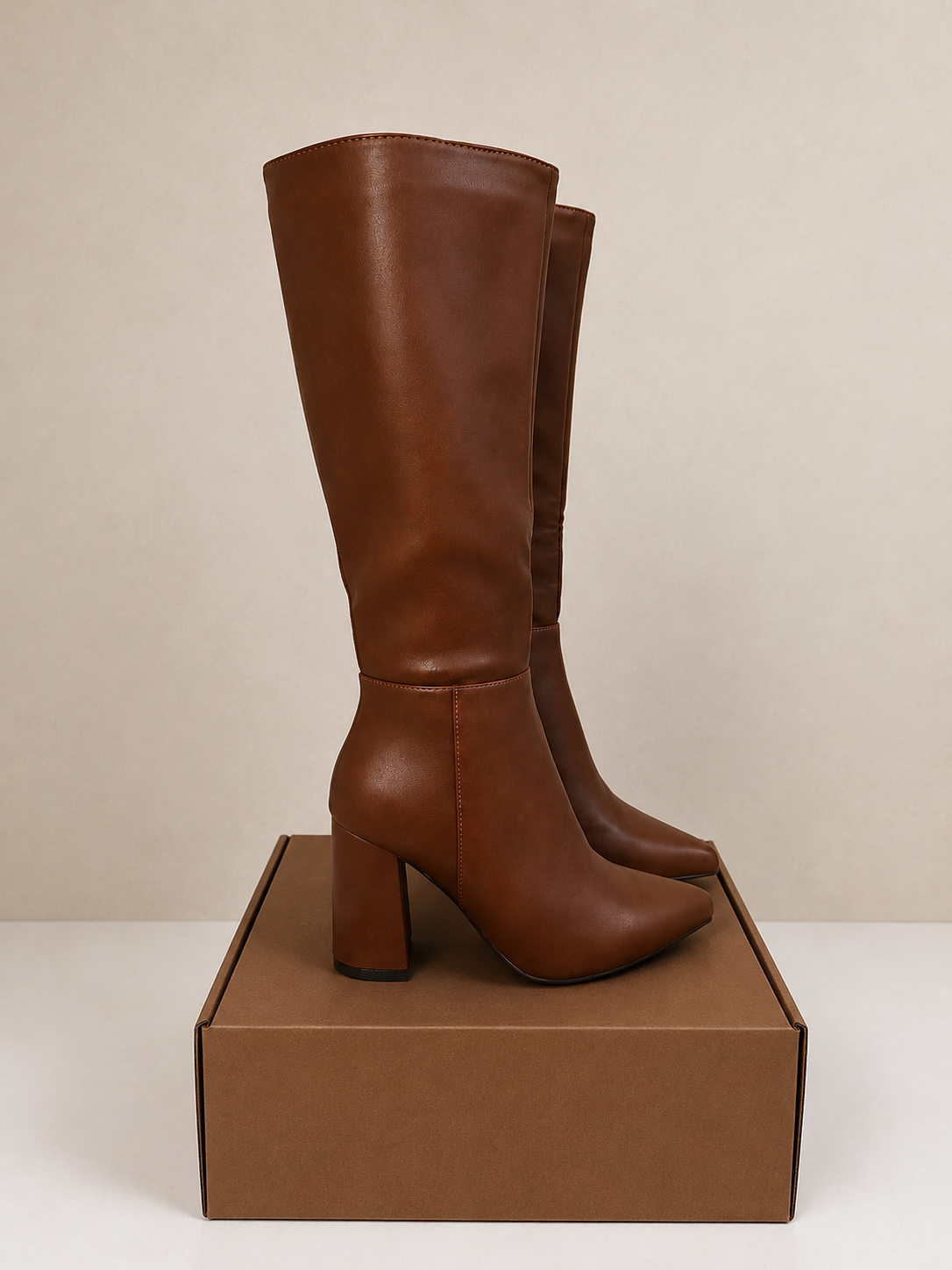 Botas café camel Dama 🤎