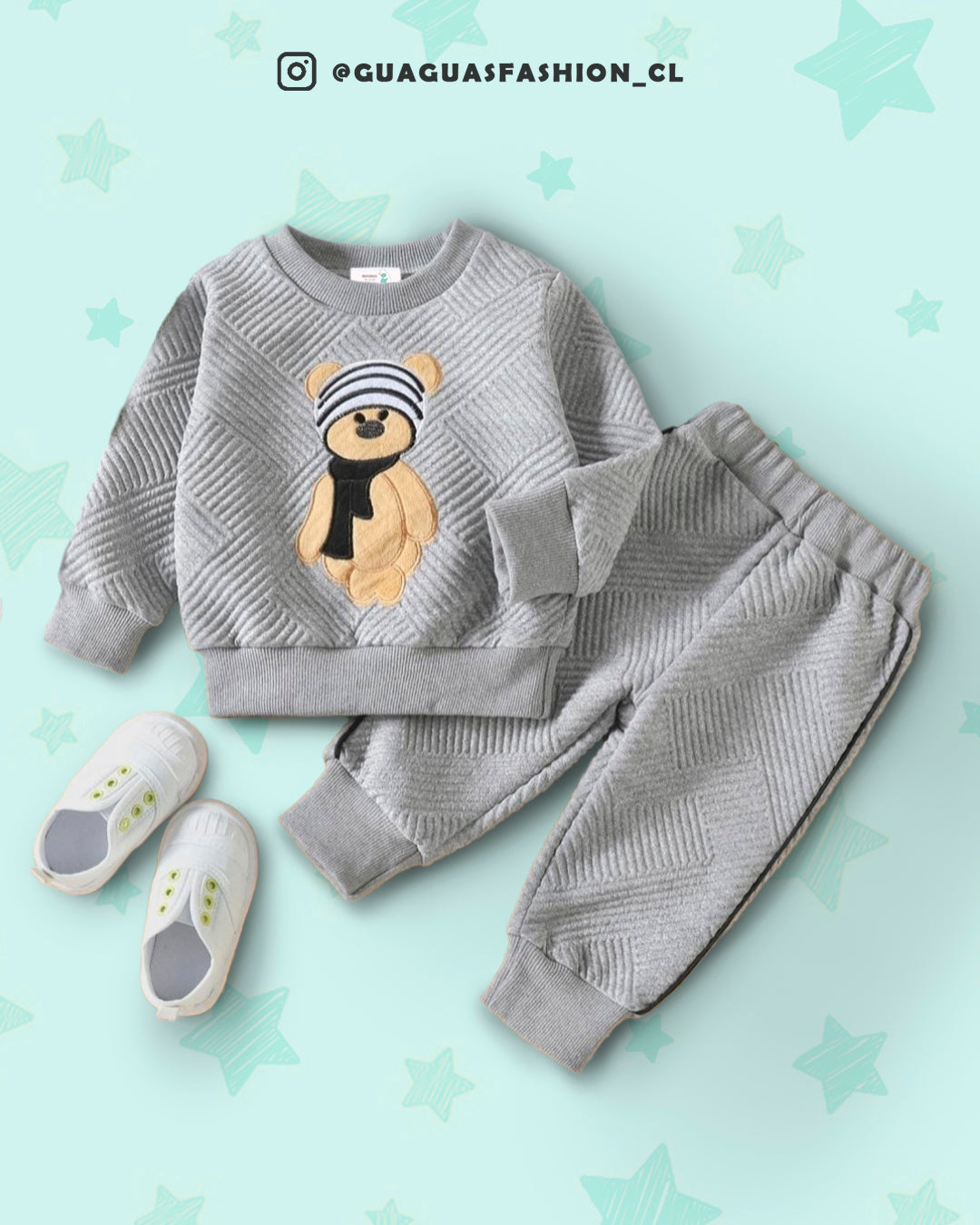Conjunto Buzo osito fashion 🐻
